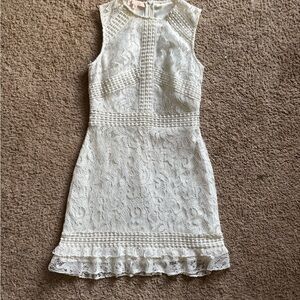 Elegant White Lace Dress